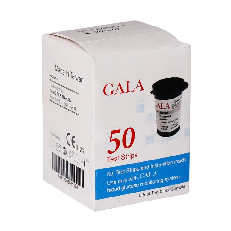 نوارتست قند خون گالاGALA بسته 50عددی